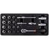 FIXMAN 20-pc 3/8' Dr.sockets & Accessories